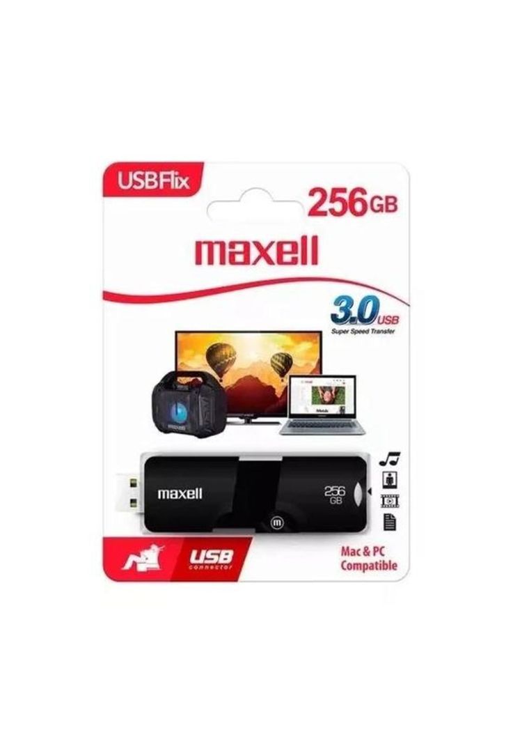 Pendrive Maxell FLIX 256GB, USB 3.2-0