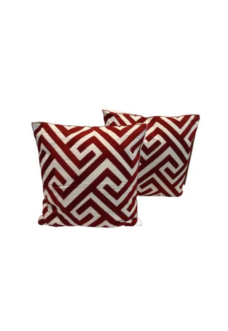 Pack de 4 Fundas para Cojín 45x45 cm Burdeo-1