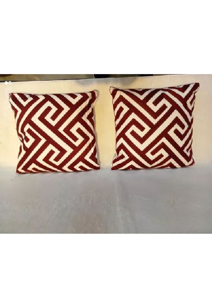 Pack de 4 Fundas para Cojín 45x45 cm Burdeo-2