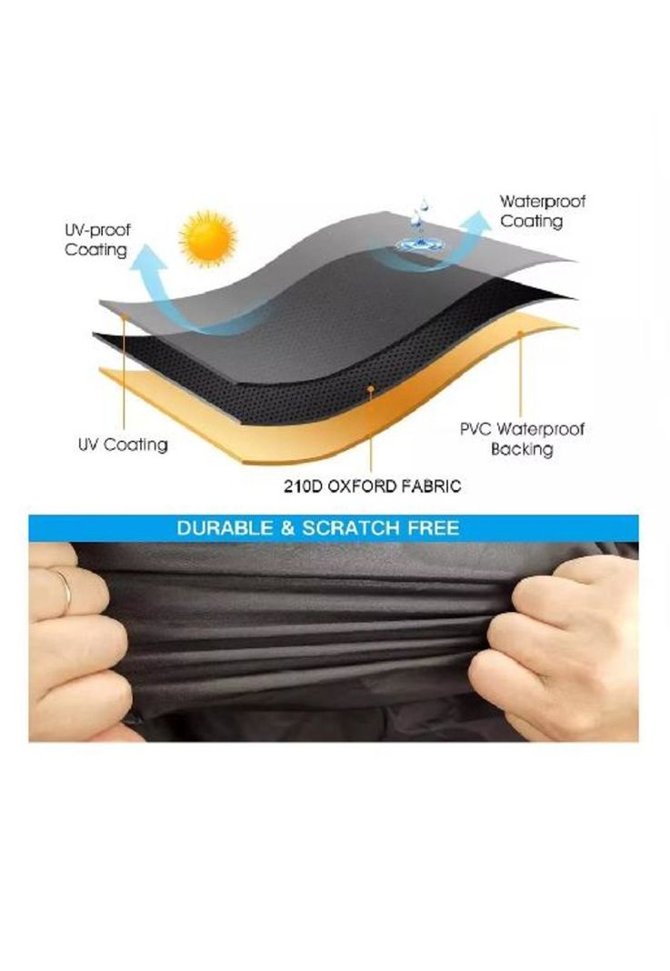 Funda cubre bicicleta moto carpa impermeable 110x200 cm-4