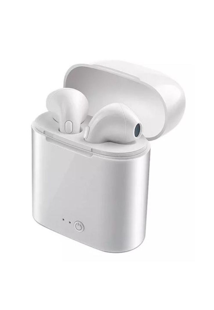 Auriculares in-ear inalámbricos i7S TWS blanco-2