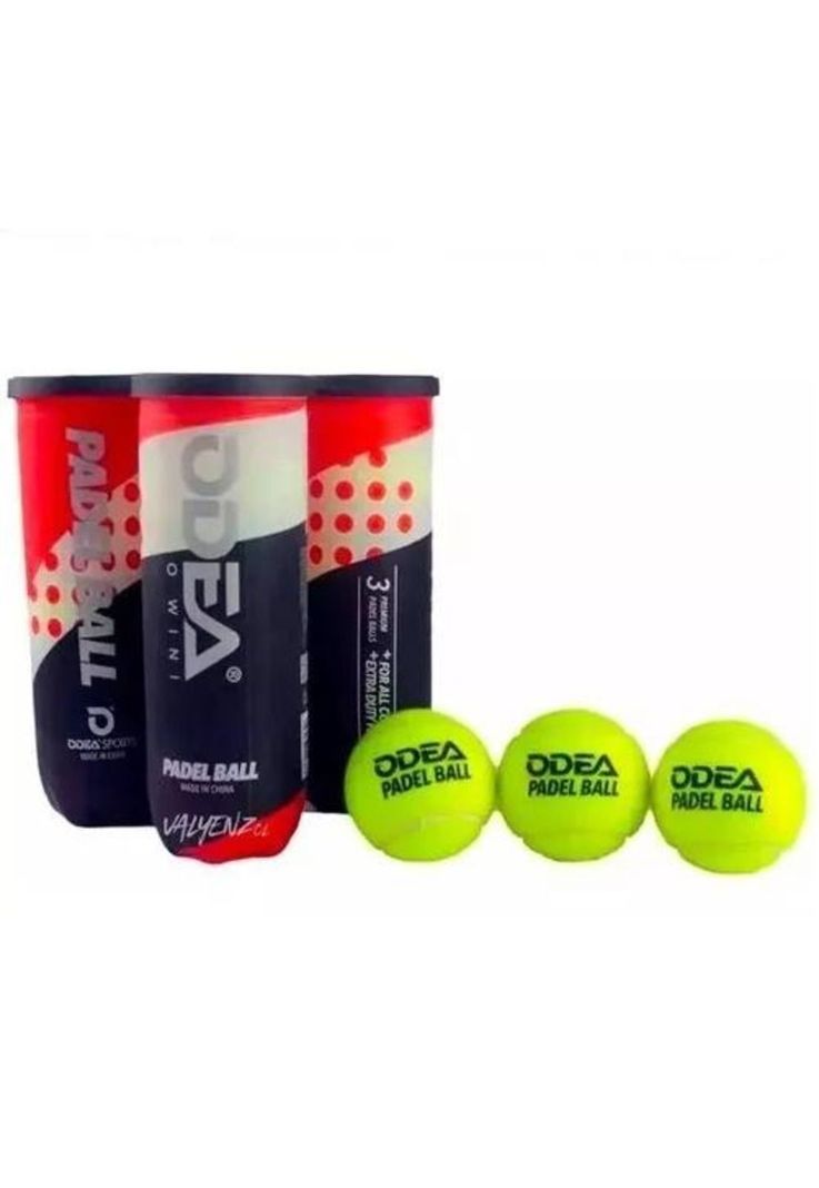 9 Pelotas Odea Premium de Padel Profesional - 3 Tarros-0