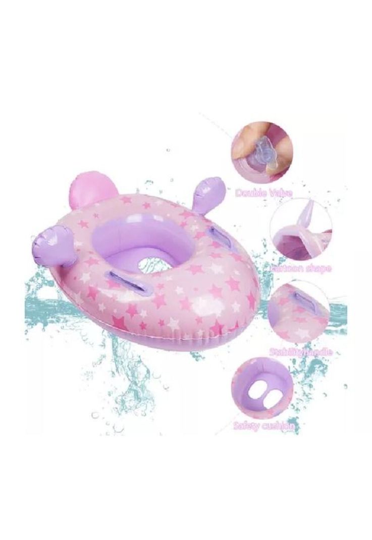 Flotadores divertido inflable lila-1