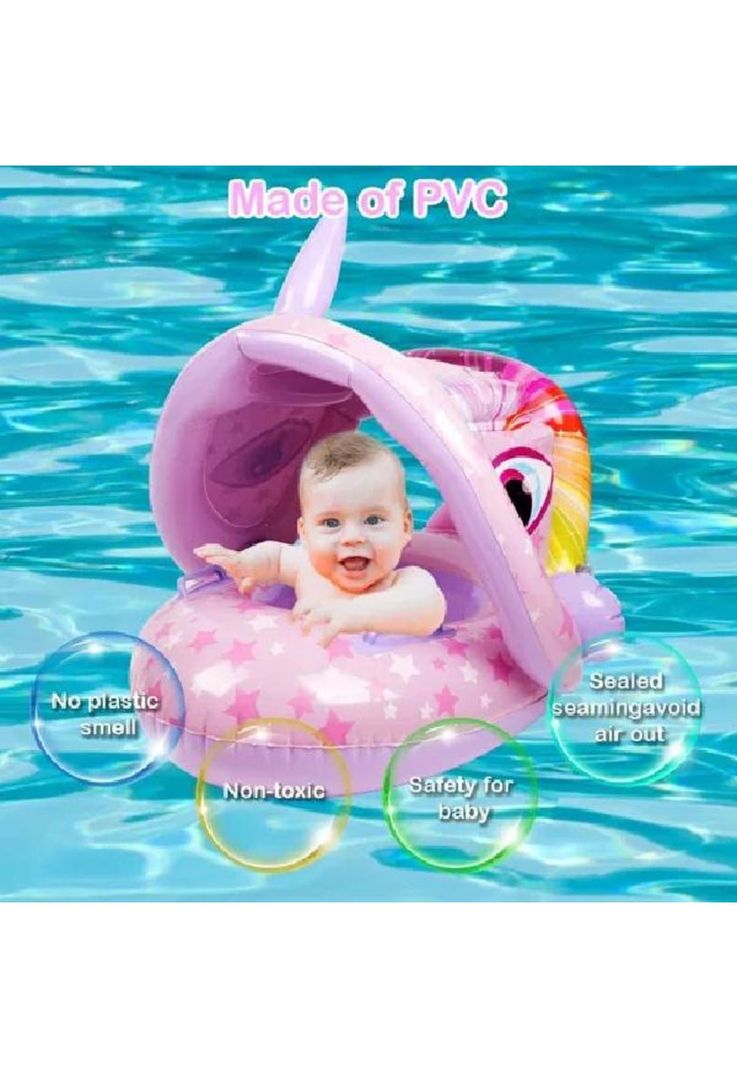Flotadores divertido inflable lila-3