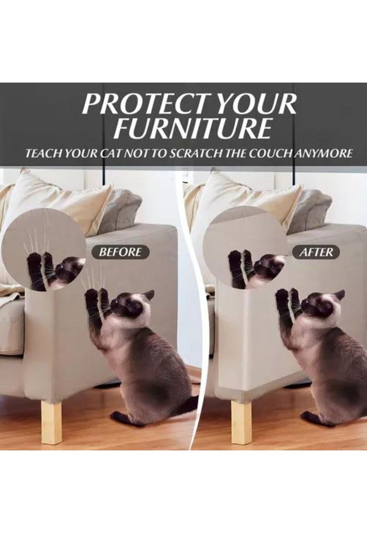 Pegatina protectora antiarañazos ym sofá, protector gato-1