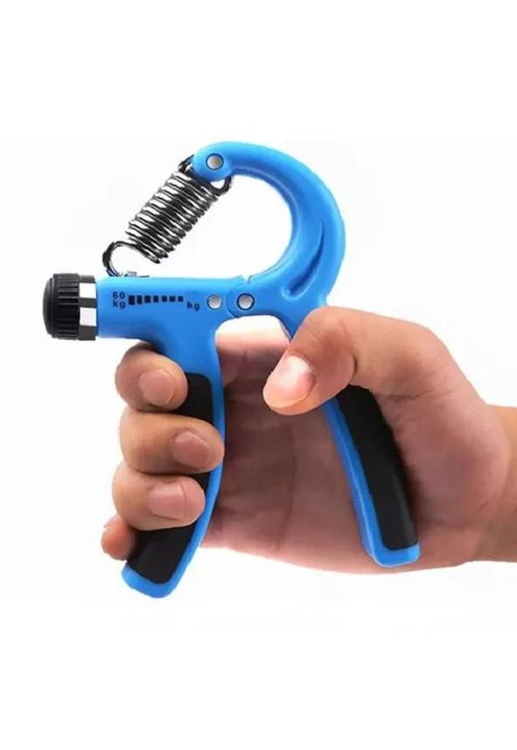 Hand Grip Ejercitador con Contador - 60-10 kg, 60-5 kg, 3 Colores, Color Celeste-0