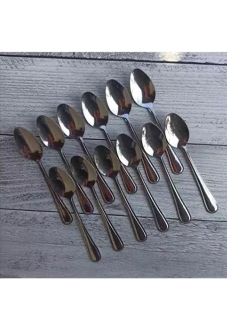 Pack cucharas te cafe postre cocina color plata-1