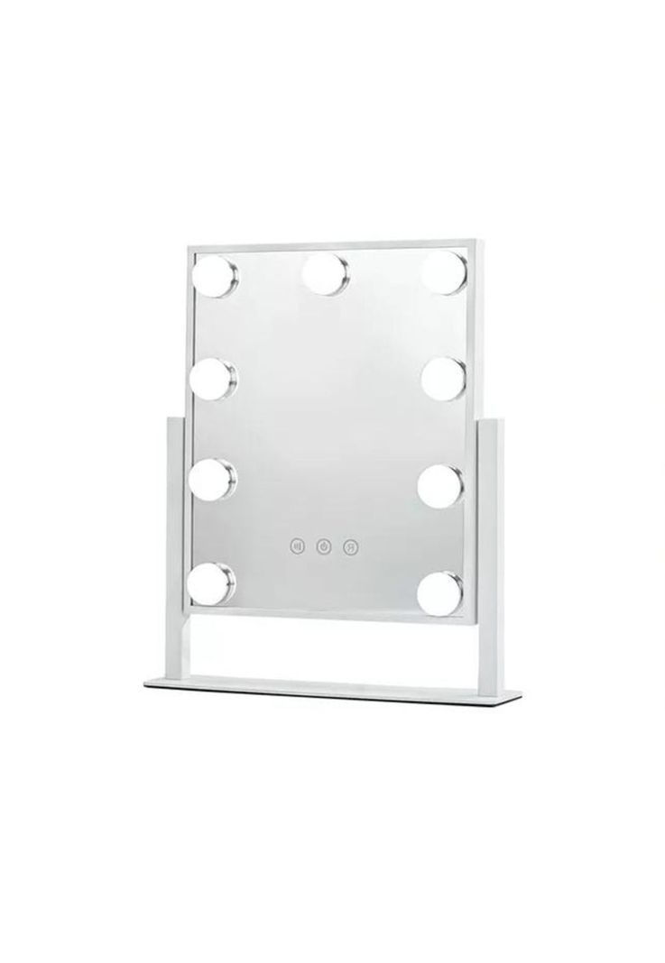 Espejo Maquillaje Tocador 9 Luces LED USB 3 Modos 360°-0