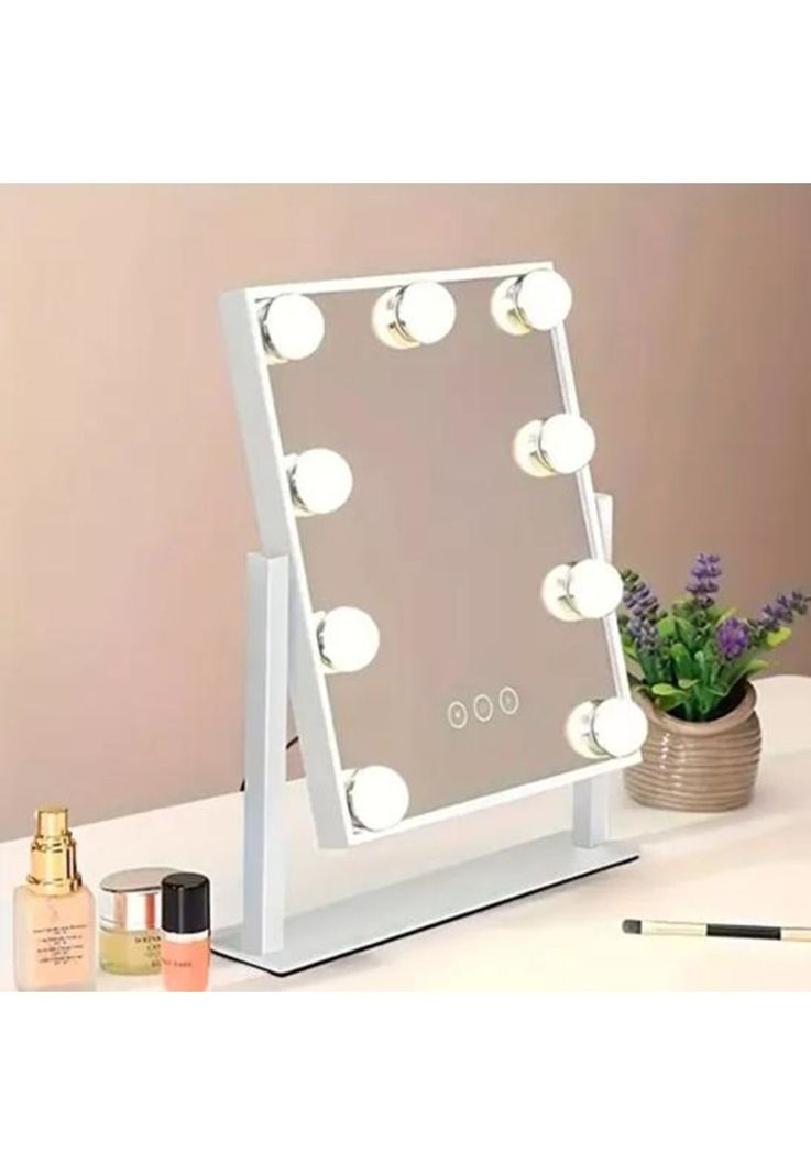 Espejo Maquillaje Tocador 9 Luces LED USB 3 Modos 360°-4