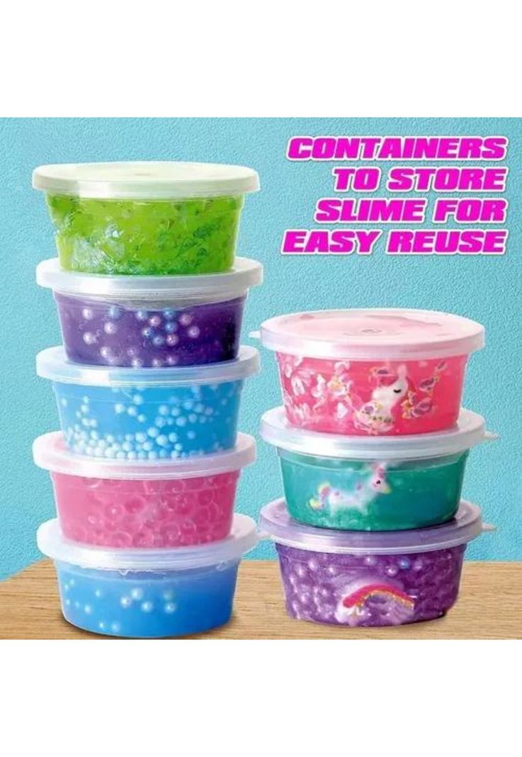 Kit para hacer slime unicornio incluye todos los accesorios-3