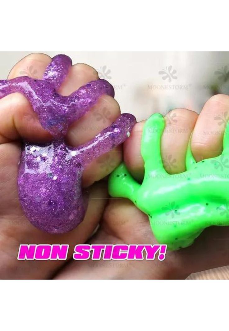 Kit para hacer slime unicornio incluye todos los accesorios-4