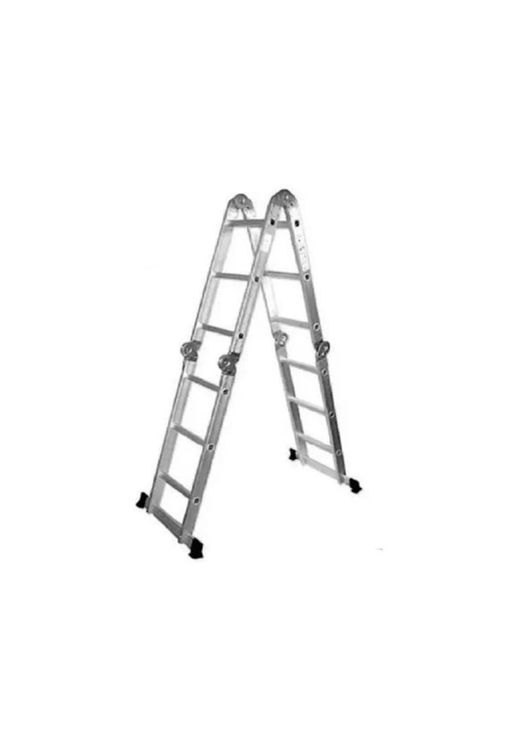 Escalera Aluminio Multiuso 5,7 Mts. Gris-1