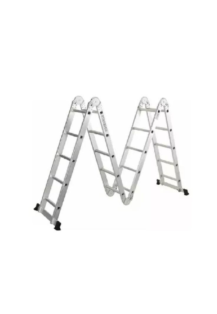 Escalera Aluminio Multiuso 5,7 Mts. Gris-3