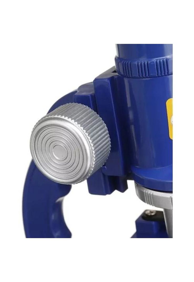 Microscopio para Estudiantes Principiantes - Con Accesorios, Color Azul-4