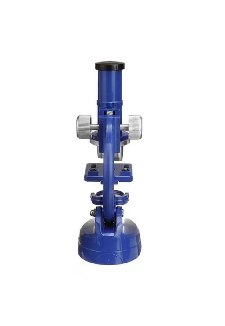 Microscopio para Estudiantes Principiantes - Con Accesorios, Color Azul-5