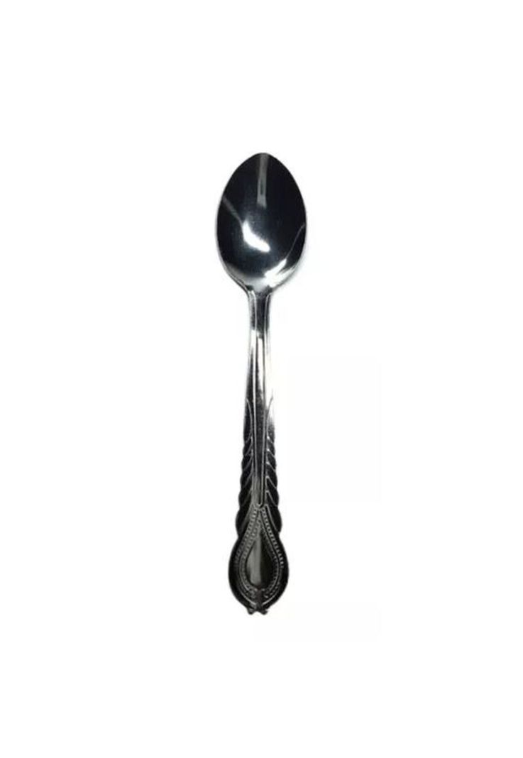 Cucharas té café postres inox color plata-0