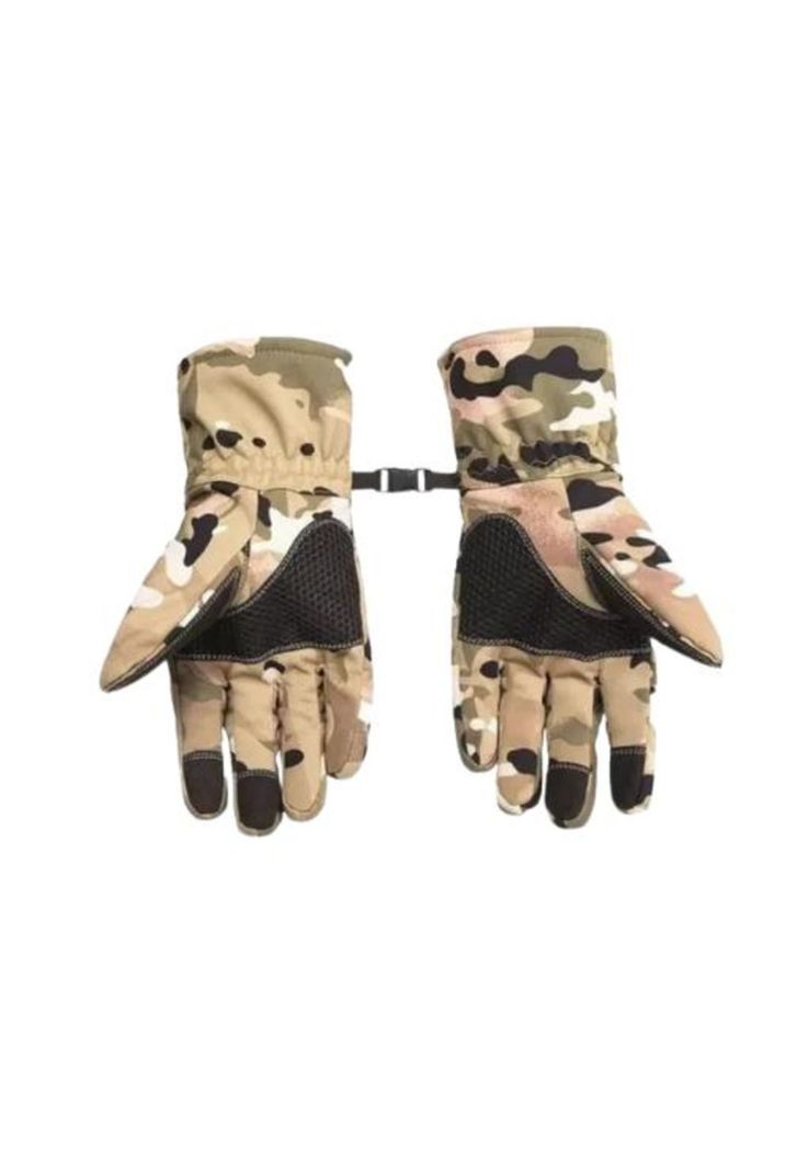 Guantes Tácticos Militares Impermeables, Multicam, Nieve-0