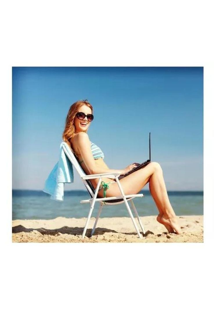 Silla de playa plegable violeta-2
