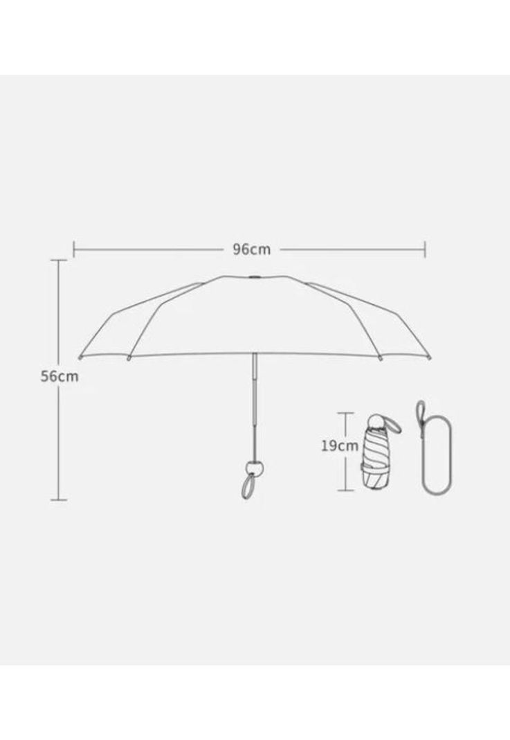 Rayos uv mini paragua bolsillo sombrilla plegable 8huesos az-2