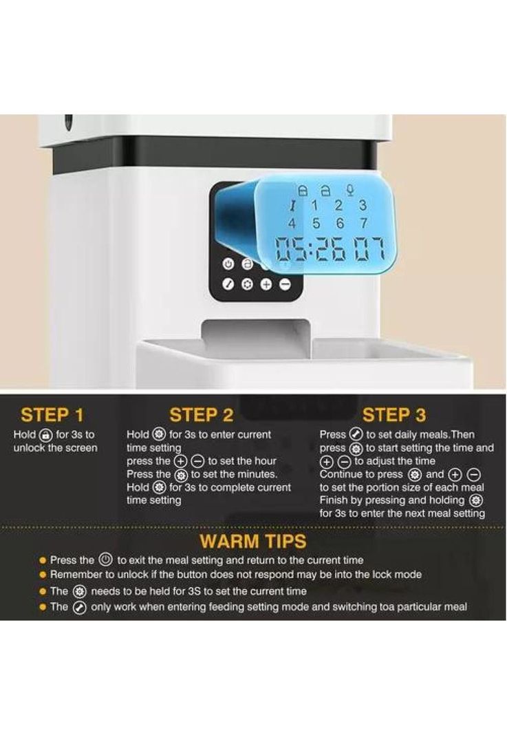 Dispensador Automático de Comida para Mascotas - Tovendor-6