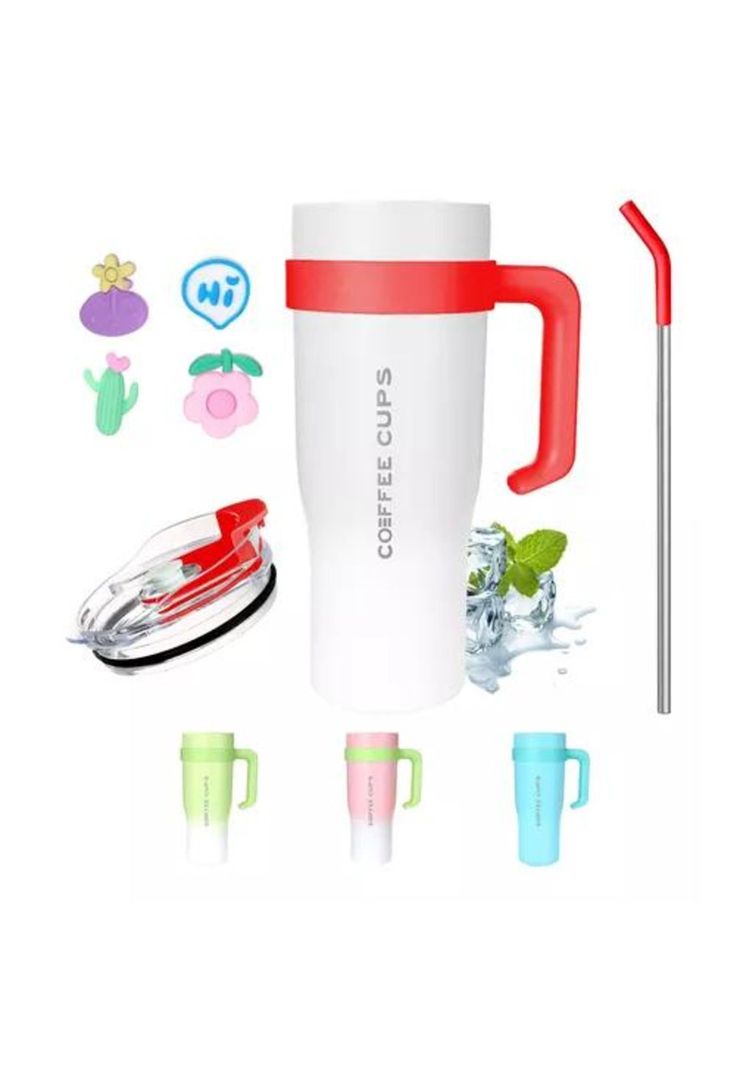 Vaso Térmico - Mug de Acero Inoxidable de 1.2 L, Frío y Calor-0