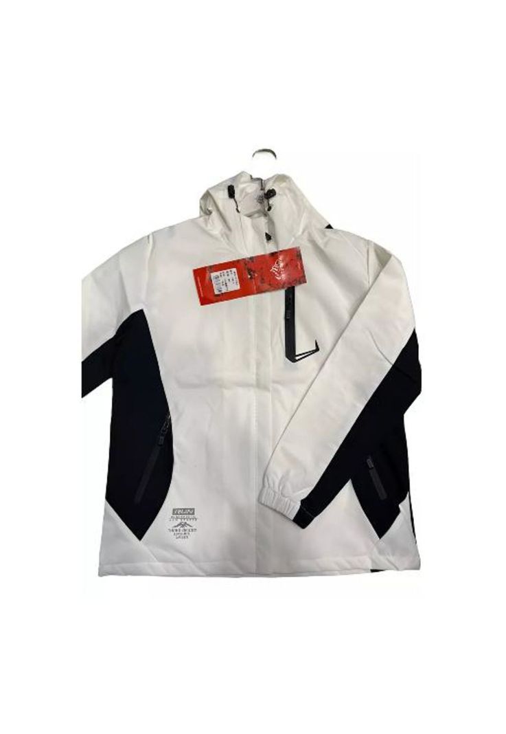 Chaqueta cortaviento deportiva ultra liviana micropolar blanco, talla XXL-0