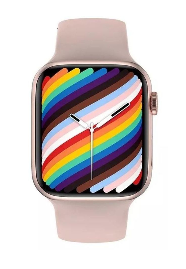 Reloj inteligente pro call serie 7 color rosado-0