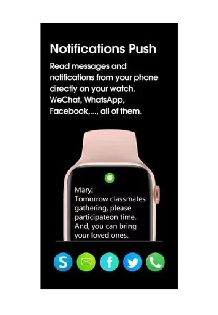 Reloj inteligente pro call serie 7 color rosado-1