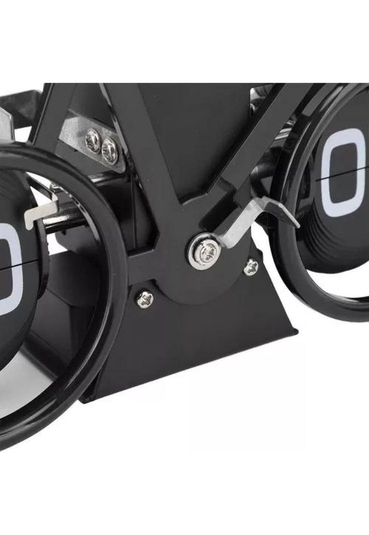 Reloj de escritorio plegable, vintage, con forma de bicicleta-3