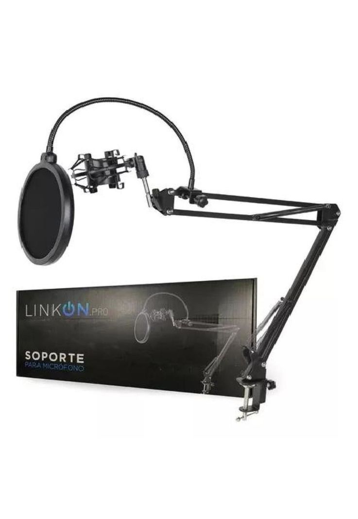 Kit Soporte para Micrófono - Condensador, Brazo Antipop y Araña Linkon-0