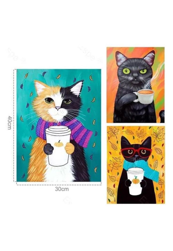 Kits de pintura diamante 5D, taladro completo, 30x40 cm-1
