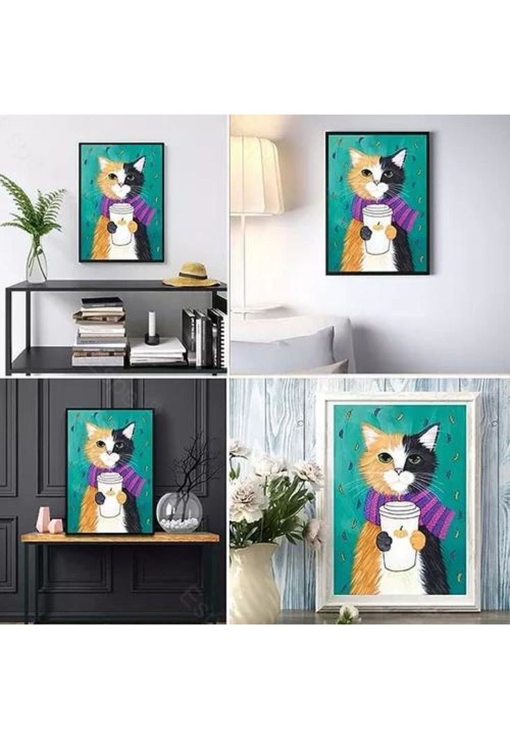 Kits de pintura diamante 5D, taladro completo, 30x40 cm-3