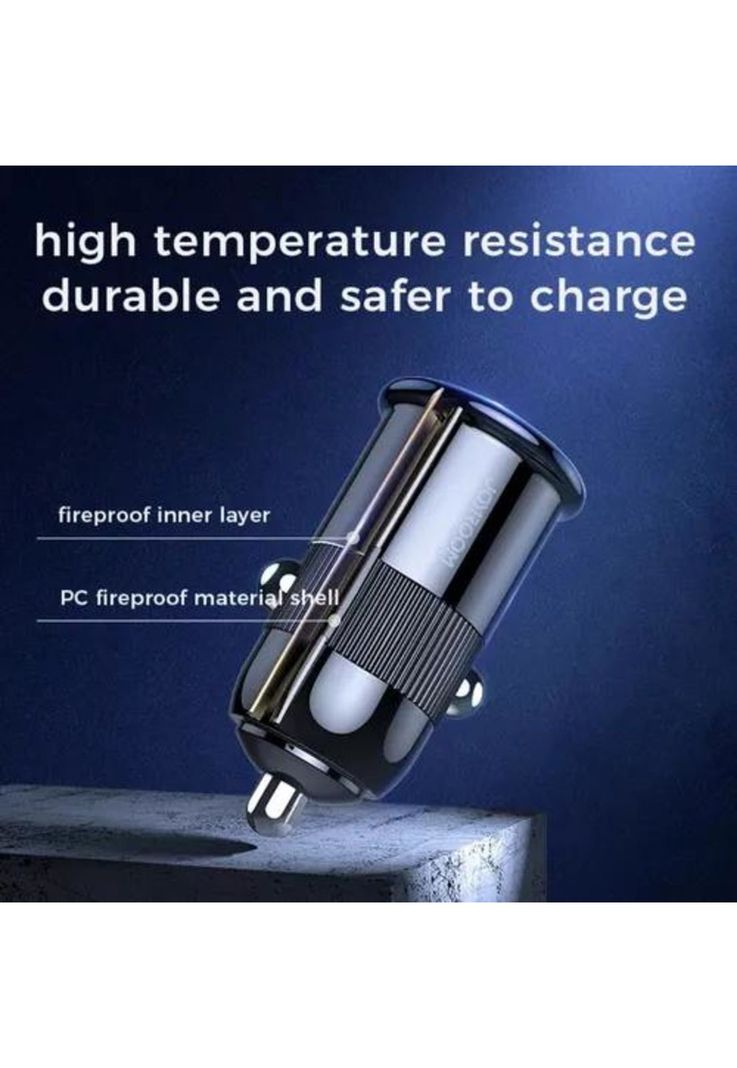 Cargador rápido para automóvil doble puerto USB 5V 3.1A blanco-2