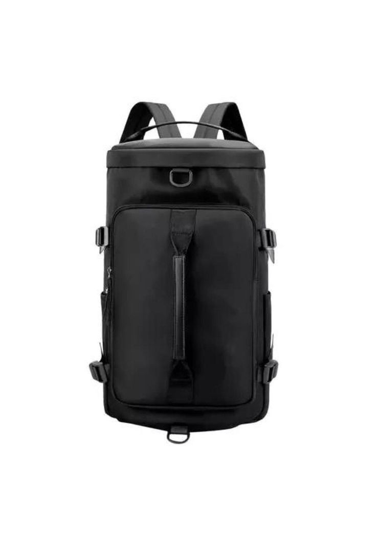 Bolso de Viaje Impermeable - Mochila Multiusos - Hombro para Gimnasio - Color Negro-0