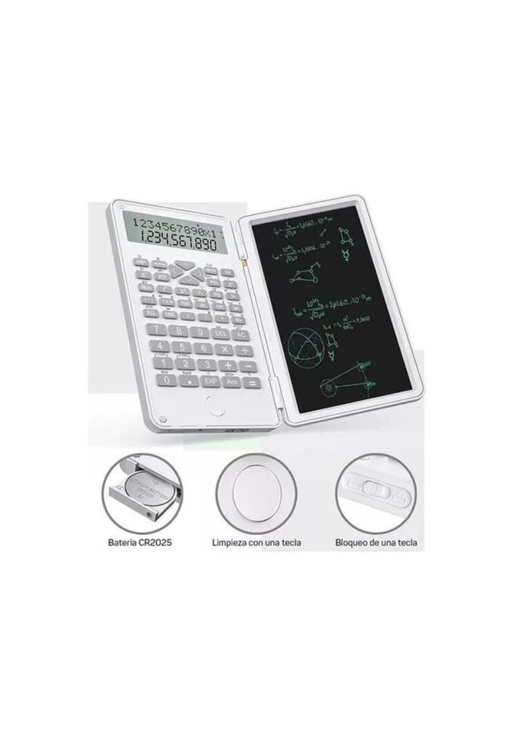 Calculadora científica con tableta inteligente, 240 funciones-1