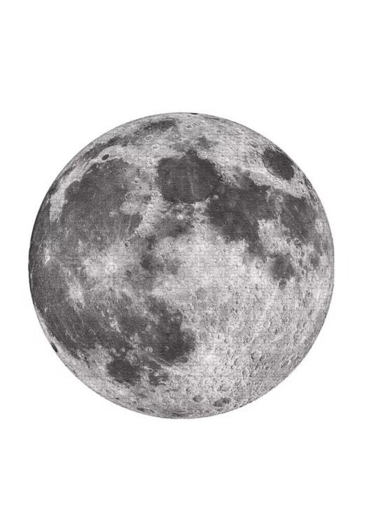 Rompecabezas redondo luna pcs juguete educativo gris-0