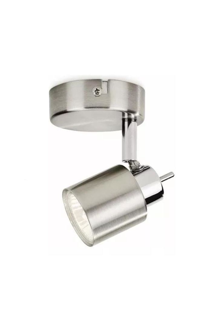 Foco Philips Runner spotlight aluminio X1 Gu10 incluye ampolla metal-0
