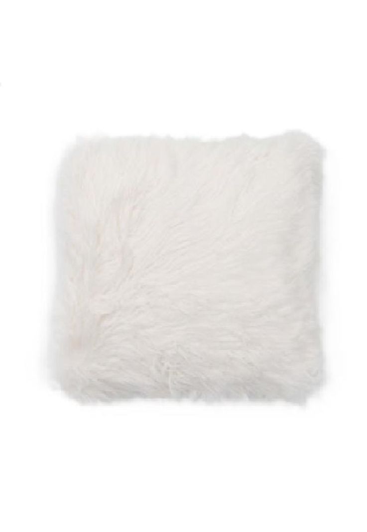 Fundas de cojín peluditas 45x45 cm color blanco-0