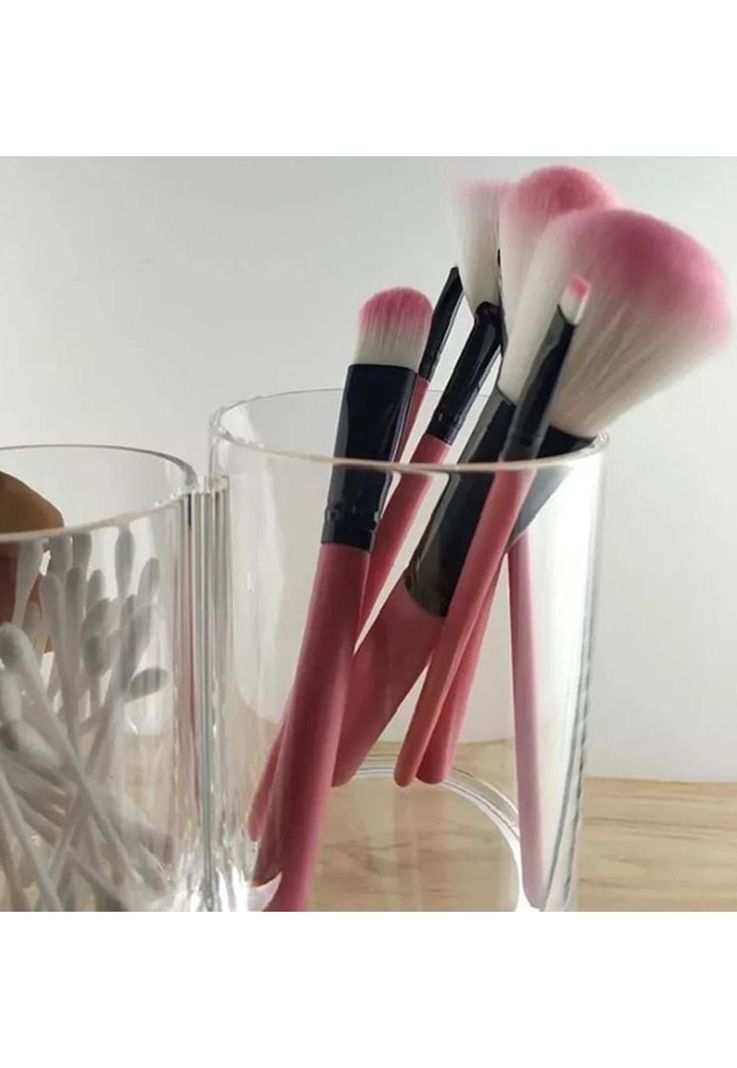 Organizador de maquillaje cosmético, caja y cosmetiquero, color transparente-4