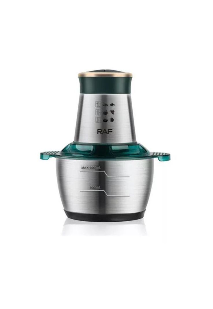 Procesador picadora de alimentos 1000w, color plateado-1