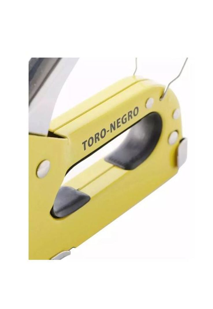 Engrapadora Toro negra, corchetera manual para tapicería + 600 grapas, color negro-1