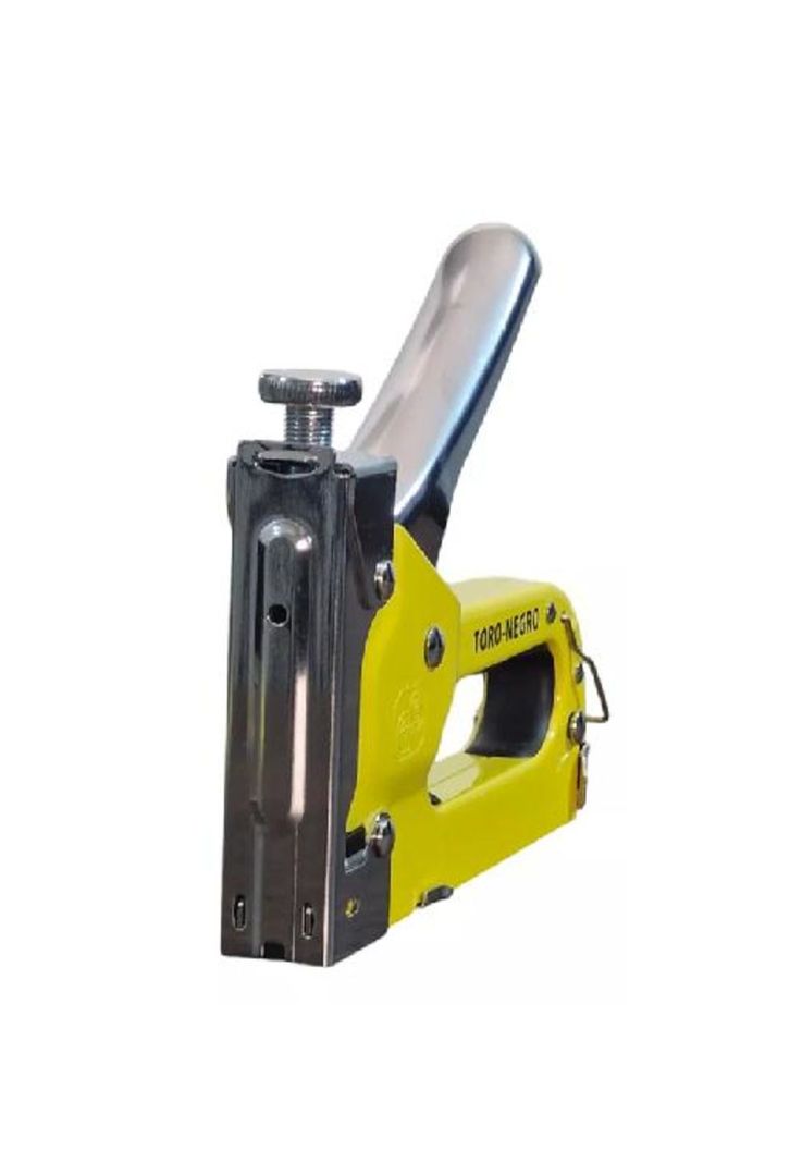Engrapadora Toro negra, corchetera manual para tapicería + 600 grapas, color negro-5