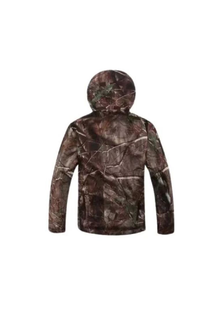 Chaqueta softshell táctica militar con capucha impermeable, talla M-4