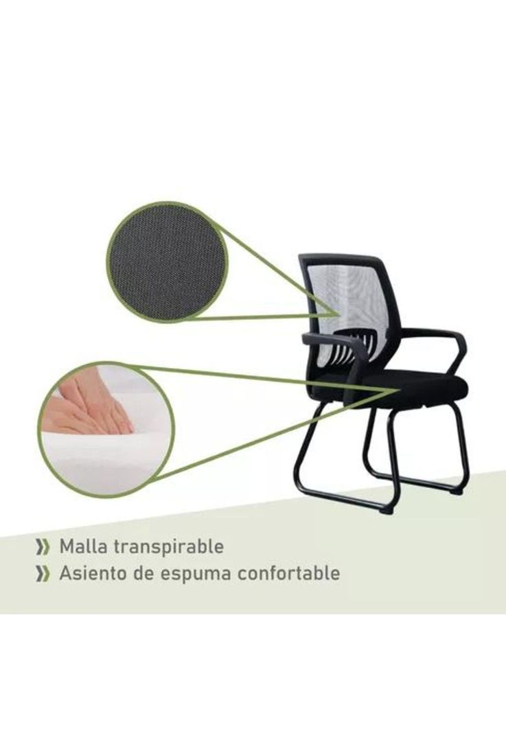 Silla de oficina Thames ergonómica para escritorio de estudio-3
