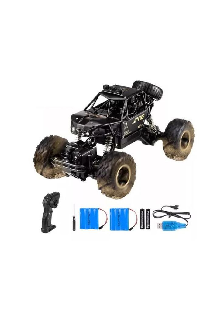 Juguete carros control remoto escalada 4x4 29 cm + 2 baterías-1