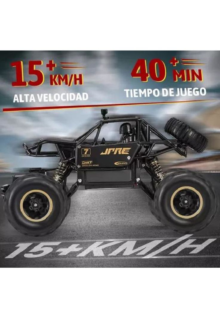 Juguete carros control remoto escalada 4x4 29 cm + 2 baterías-5