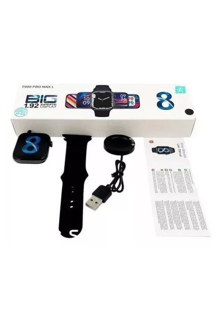 Smart watch T900 Promax, estilo y tecnología en tu muñeca, color negro-1