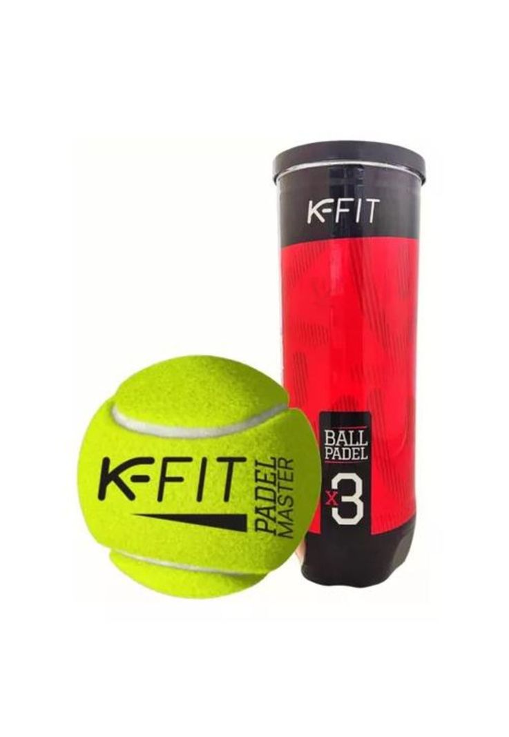 Pack de 6 Tarros de Pelotas de Padel K-Fit - 18 Unidades-1