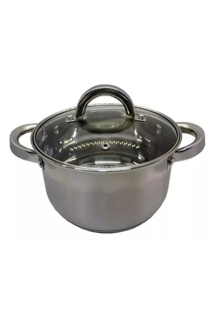 Set de Ollas - 6 Piezas, Acero Inoxidable, Asa Ergonómica, 5.0-0