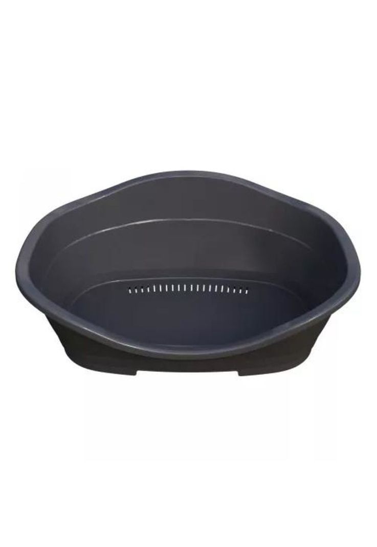Cama de plástico para mascotas mediana negro-0